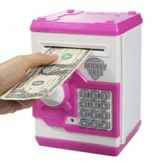 Gift For Kids Save Money Coin Bank Box Children Mini Atm Save Money Piggy Bank