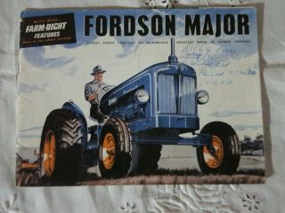 Fordson Major Tractor Brochure