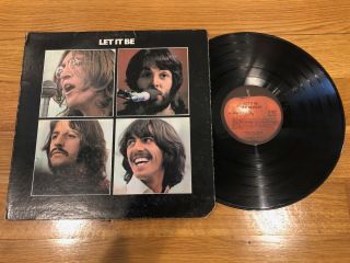 Let It Be The Beatles Vinyl Apple Records