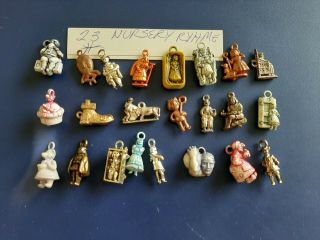 Vintage Gumball Nursery Rhyme/story Book Characters/mythical Charms/figures 23