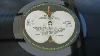 The Beatles WHITE ALBUM Numbered Side Opening MATRIX ANOMALY NMINT/M MINUS AUDIO 4