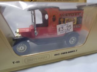 MATCHBOX MODELS OF YESTERYEAR Y12 - 3 1912 MODEL T VAN ARNOTT ' S BISCUITS ISSUE 2 3