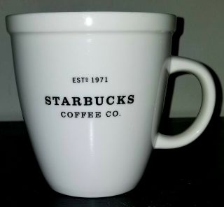 2001 starbucks white coffee mug 3