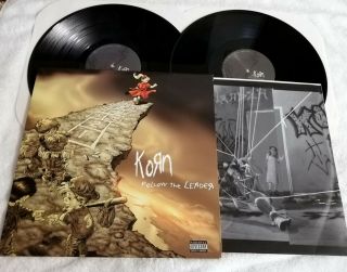 Korn Follow The Leader 2 Lp Vinyl 1st Pressing 1998