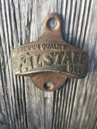 Vintage Falstaff Beer Starr X Wall Mounted Bottle Opener