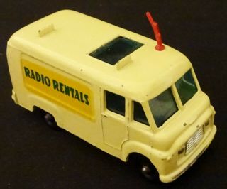 Vintage Matchbox Lesney 1963 T.  V.  Service Van 62b V.  2 - Radio Rentals Decals