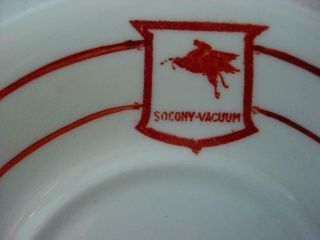 1936 - 1941 Socony - Vacuum Oil Co.  China Demitasse Saucer
