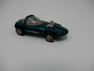 Matel Hot Wheels Silhouette 1967 Turquoise Blue With Redline Wheels