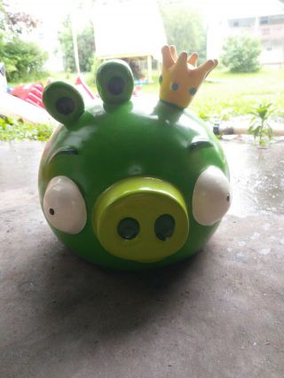 Angry Birds King Pig Green Piggie 7.  5 