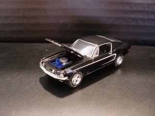 1968 Ford Mustang GT 2,  2 Fastback Black w/Rubber Tires Loose 1/64 Die Cast 5