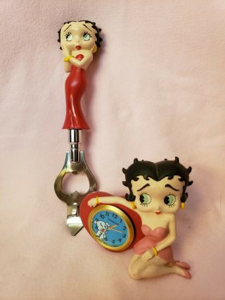 Betty Boop Clock And Bottle / Can Opener
