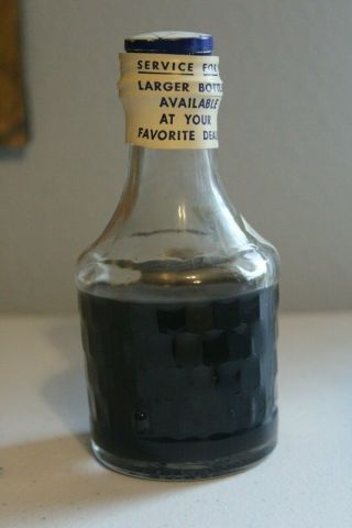 Vintage Mogen David Cream Sauterne Wine Bottle With Cap 4 Oz Size Good Label 2