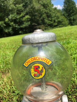 Chlorophyll 5 Cent Gum - ball Machine 2