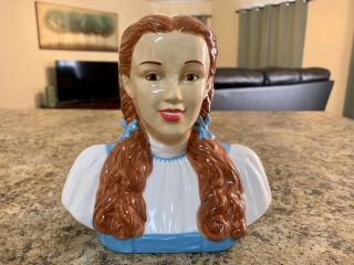 Wizard Of Oz Dorothy Coin Bank 7 " Tall Ceramic Judy Garland 2000