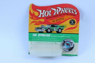 Hot Wheels Redline Boss Hoss Blister With Button And Decals But No Car