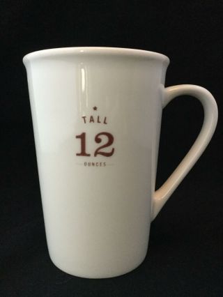 Set of 3 STARBUCKS 12 16 20 Ounce Tall Grande Venti White 2010 Coffee Cups/Mugs 6
