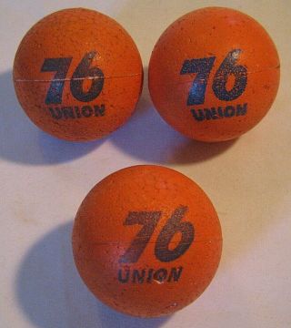 Three Vintage Union 76 Gas Oil Antenna Toppers