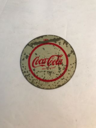 Vintage Coca - Cola Budwine Unpressed Uncrimped Bottle Cap Disk MISPRINT 2