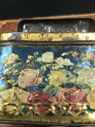 Old RUSSIAN IMPERIAL ANTIQUES TIN TEA BOX WISSOTZKY Wisotsky RUSSIA 8