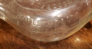 2 Vintage Baby Bottle Glass Dbl End From 1930 ' s Miniature Hygienic Glaxo British 4