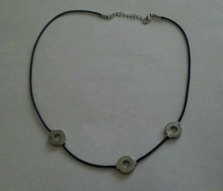 Anime Naruto Akatsuki Itachi Uchiha Necklace Cosplay 3 Loops Rings Pendant Gift