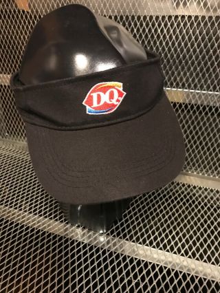 Dairy Queen Love My Dq Official Employee Uniform Adjustable Sun Visor Hat Cap