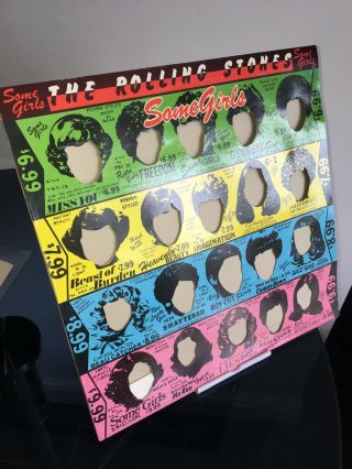 THE ROLLING STONES SOME GIRLS RARE ORANGE 1978 1ST PRESS UNPLAYED VINYL LP 2