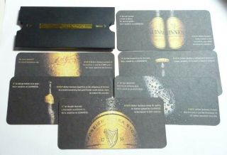 Malaysia Vintage Beer Mat Coaster Guinness Stout 6pc Set If And When Chinese