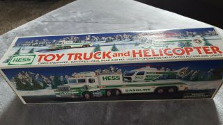1995 Hess Toy Truck And Helicopter Head Tail Lights Rotors