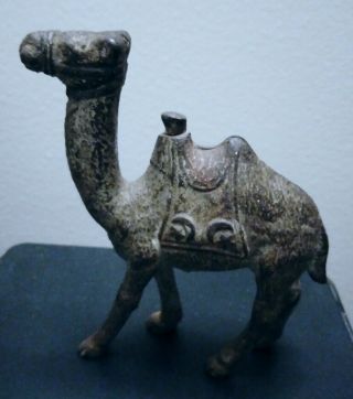 Old Antique Ac Williams Small Cast Iron Camel Toy Still Penny Bank