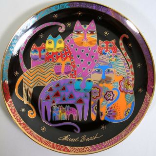 Laurel Burch Cat Plate Fabulous Felines Vtg 1994 Franklin Ltd Ed Numbered
