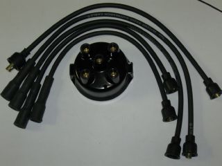 Allis Chalmers D10 D12 D14 D15 D17 WD WD45 4 cylinder spark plug wire & cap set 2