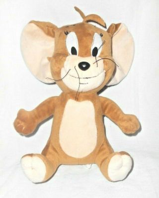 Tom And Jerry Mouse Cartoon Character Plush Stuffed Animal Brown Tan Jazwares