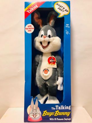 Talking Bugs Bunny 50th Birthday 1990 Warner Bros Limited Edition