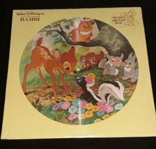 Disney " Bambi " & " Peter Pan " Lp Picture Disc & " Et " Picture Disc