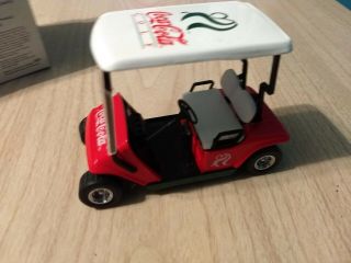 Coca Cola Special Edition Golf Cart Locking Bank 2273\4800