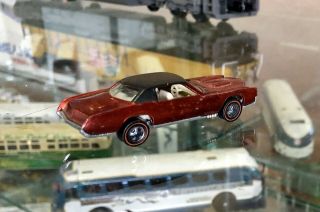 Vintage Hot Wheels Redline Custom Eldorado Red Unrestored Cadillac