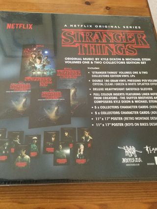 Stranger Things - Vinyl Soundtrack - Volumes 1 & 2 - Limited Collectors Box Set