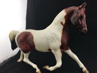Rare Vintage Breyer Horse Pony Brown Chestnut Pinto Spots Walking