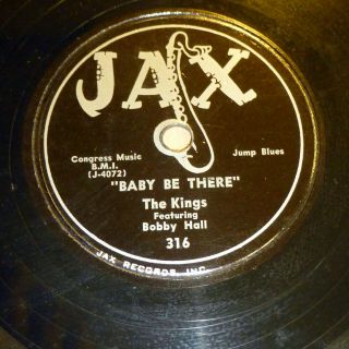 BOBBY HALL the KINGS doo - wop 78 YOU MADE ME CRY vg,  b/w BABY BE THERE M— RJ 287 2