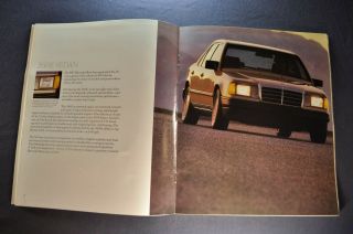 1987 Mercedes - Benz 300 Class 48pg Brochure 260 E 300 E D TD 87 2