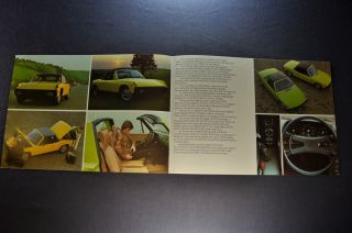 1974 Porsche 914 Sales Brochure Folder 74 2