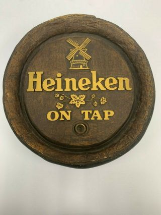 Heineken Beer On Tap Vintage Bar Sign