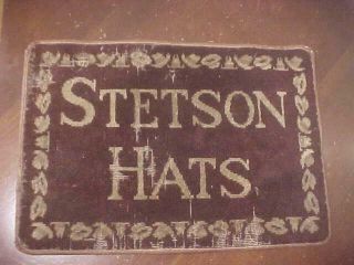 Early Stetson Hats Advertising Counter Pad