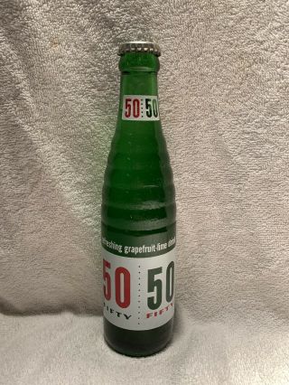 Full 8oz 50/50 Acl Soda Bottle Will G.  Keck Co.  Kecksburg & Uniontown,  Pa