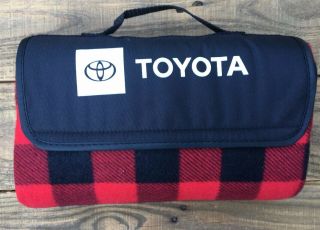 Toyota Brand Travel Flannel Blanket