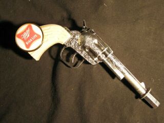 Beer Tap Handle Old Western Six Shooter Miller High Life