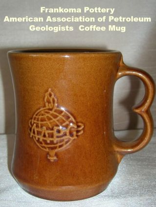 Geologists Coffee Mug Petroleum Frankoma Pottery Oklahoma
