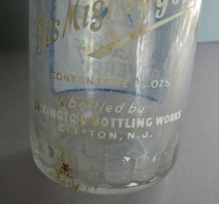 RARE Vintage ACL WILLIAMS GRADE Sparkling Beverages Soda Bottle 12 Oz Lexington 5