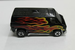 Hot Wheels Black Van With Flames Flying Colors